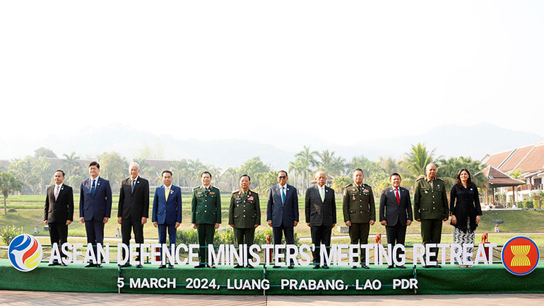 Các Trưởng đoàn tham dự Hội nghị. (Ảnh: Trịnh Dũng)