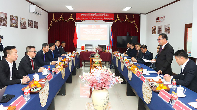 Quang cảnh Hội đàm. (Ảnh: TRỊNH DŨNG)