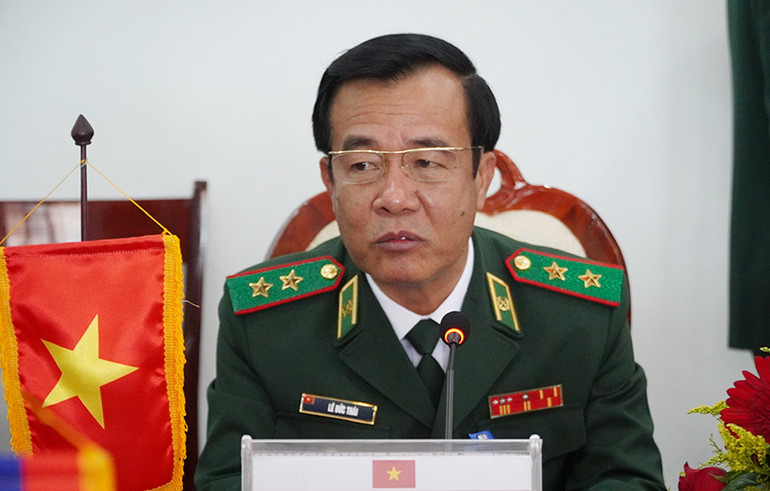 Trung tướng Lê Đức Thái, Tư lệnh Bộ đội Biên phòng Việt Nam. (Ảnh: Trịnh Dũng)