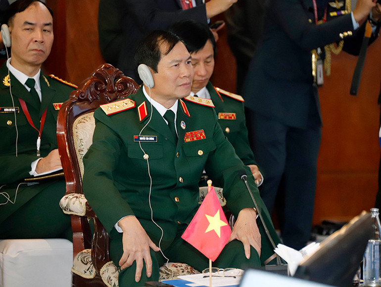 Thượng tướng Nguyễn Tân Cương. (Ảnh: Trịnh Dũng)