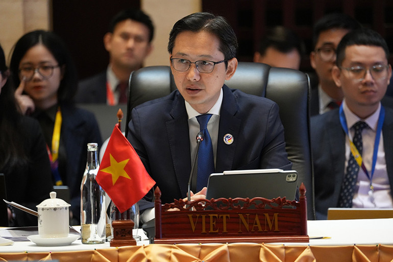 Thứ trưởng Ngoại giao Đỗ Hùng Việt. Ảnh: Hải Tiến Thứ trưởng Ngoại giao Đỗ Hùng Việt. Ảnh: Hải Tiến