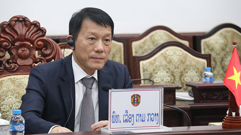 Bộ trưởng Công an Lương Tam Quang. (Ảnh: Hải Tiến)