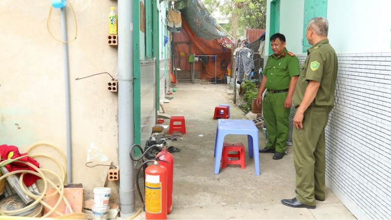 Hiện trường xảy ra vụ việc.