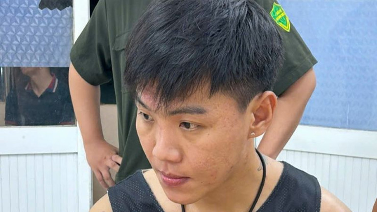 Đối tượng Đoàn Vũ Anh Hoàng bị bắt giữ. Đối tượng Đoàn Vũ Anh Hoàng bị bắt giữ.