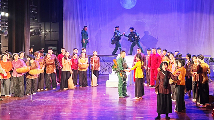Cảnh trong vở diễn.