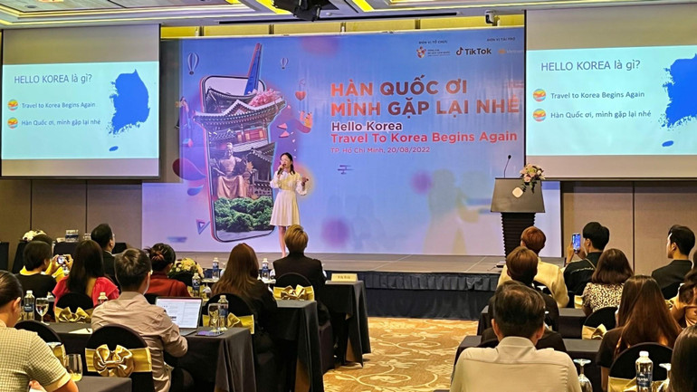 Tổng cục Du lịch Hàn Quốc tại Việt Nam tổ chức giới thiệu về chiến dịch “Hàn Quốc ơi, mình gặp lại nhé!”.