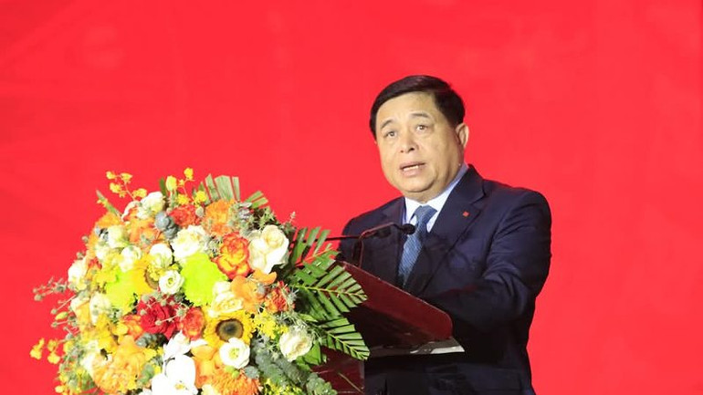 Phó Thủ tướng Nguyễn Chí Dũng phát biểu tại chương trình.