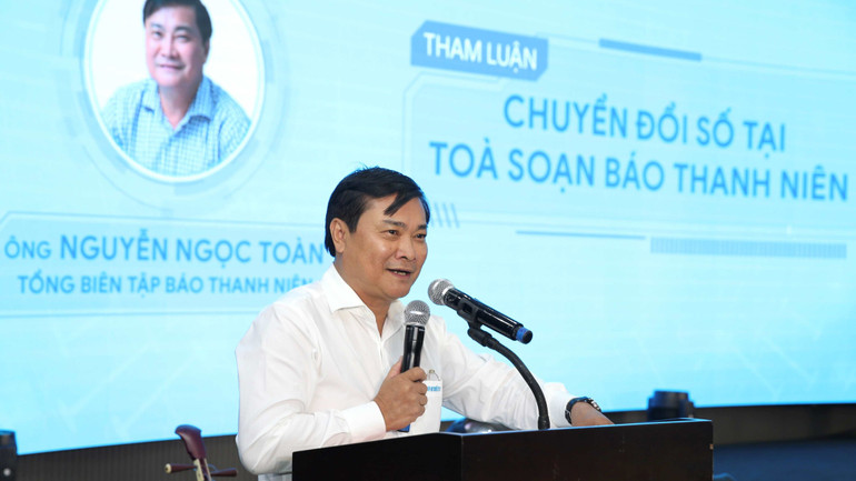 Ông Nguyễn Ngọc Toàn, Tổng Biên tập Báo Thanh Niên