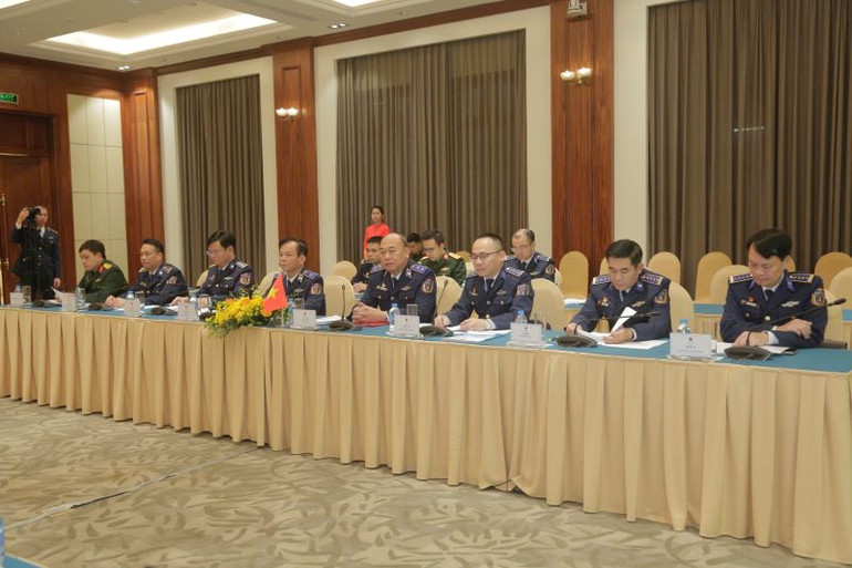 Đoàn đại biểu Cảnh sát biển Việt Nam tham dự Hội nghị.