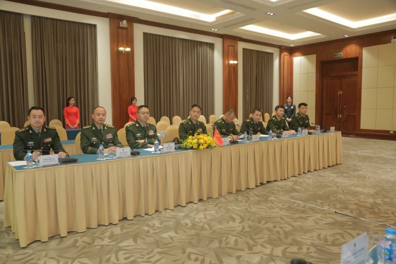 Đoàn đại biểu Cảnh sát biển Trung Quốc tham dự Hội nghị.