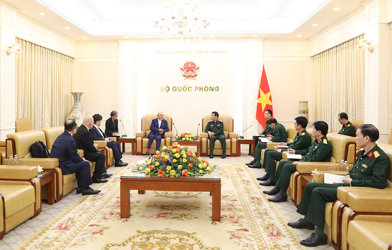 Quang cảnh buổi tiếp.