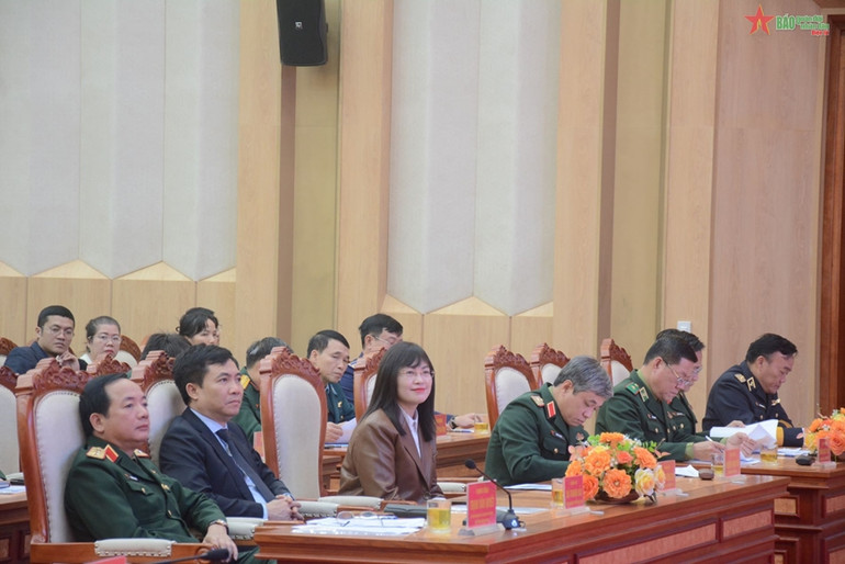 Các đại biểu tham dự hội nghị. (Ảnh: Báo Quân đội nhân dân)