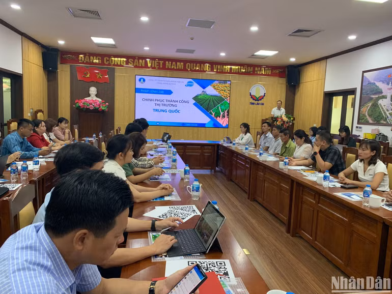 Hội nghị: Hướng dẫn xuất khẩu nông sản có nguồn gốc thực vật” tổ chức ngày 8/6, tại Lào Cai. Hội nghị: Hướng dẫn xuất khẩu nông sản có nguồn gốc thực vật” tổ chức ngày 8/6, tại Lào Cai.