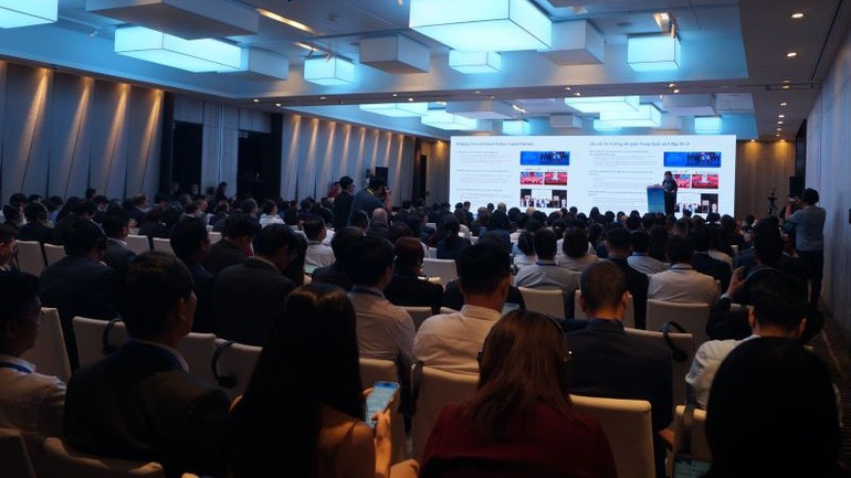 Quang cảnh Hội nghị "Quỹ đầu tư và đầu tư nước ngoài trong Kỷ nguyên phát triển mới của Việt Nam".