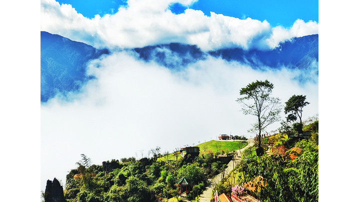 Nắng lên rực rỡ.