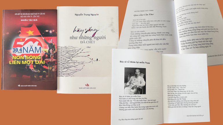 Các ấn phẩm mới của Hội Nhà văn thành phố Cần Thơ.