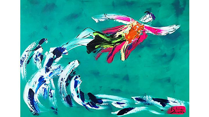 Nữ sĩ Hồ Xuân Hương với chúng tôi ảnh 1