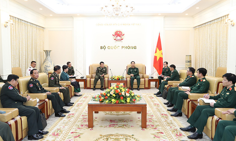 Quang cảnh buổi tiếp.