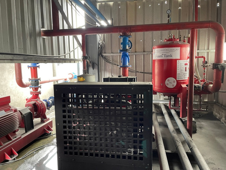 Hệ thống phòng cháy chữa cháy luôn trong tư thế thường trực.