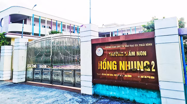 Trường mầm non Hồng Nhung cơ sở 2, xã Phú Xuân, thành phố Thái Bình, tỉnh Thái Bình.