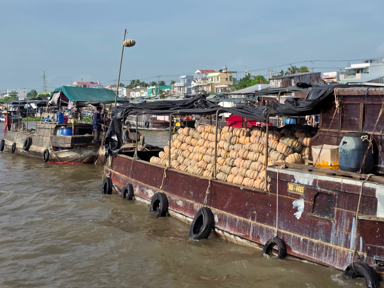 Vận chuyển hàng bán buôn đến chợ nổi. Vận chuyển hàng bán buôn đến chợ nổi.
