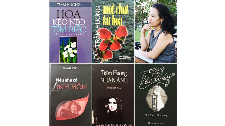 Một số tác phẩm của nhà văn Trầm Hương. Ảnh tư liệu Một số tác phẩm của nhà văn Trầm Hương. Ảnh tư liệu