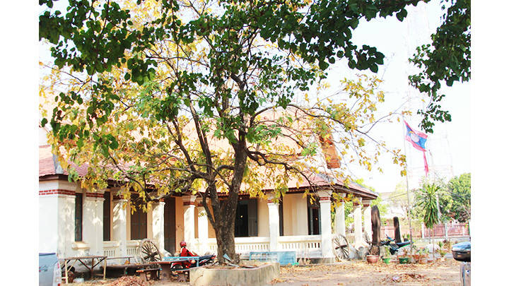 Một góc bảo tàng tỉnh Savannakhet.