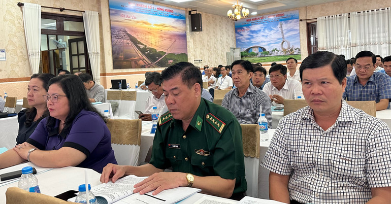 Nhiều đại biểu đại diện các địa phương, đơn vị dự hội nghị. Ảnh: TRỌNG DUY.