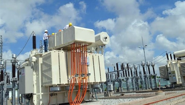 Một công trình điện gió của Nhà máy điện gió Bạc Liêu, do Công ty Công Lý đầu tư tại vùng ven biển thành phố Bạc Liêu.