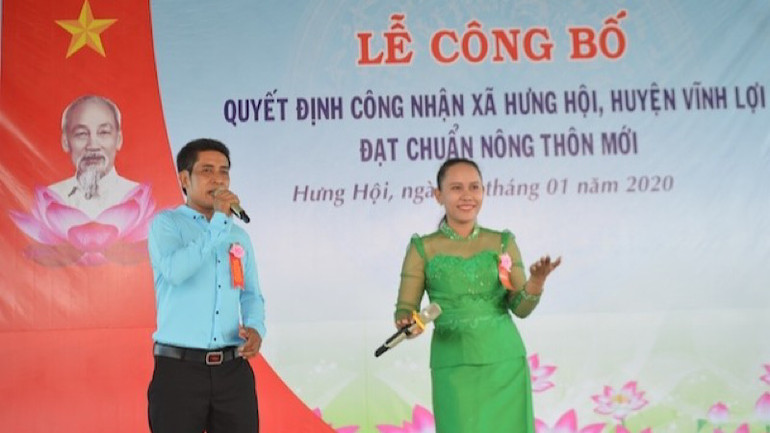 Hưng Hội là xã được công nhận đạt chuẩn nông thôn mới sớm so nhiều xã trong huyện Vĩnh Lợi và tỉnh Bạc Liêu. (Ảnh: TRỌNG DUY)