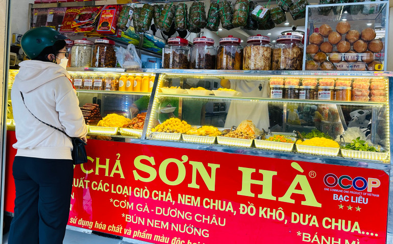 Nhiều sản phẩm OCOP nổi tiếng tại Bạc Liêu đã từ lâu được người tiêu dùng biết đến.