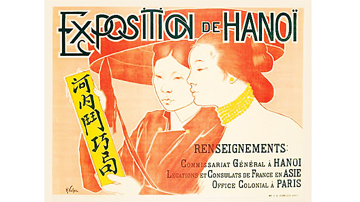 Áp-phích đấu xảo Hà Nội năm 1902.