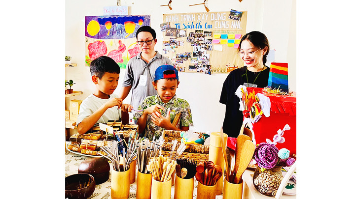 Điều Nhà nhiều lá mong muốn là lan tỏa lối sống xanh đến cộng đồng thông qua những việc làm đơn giản.