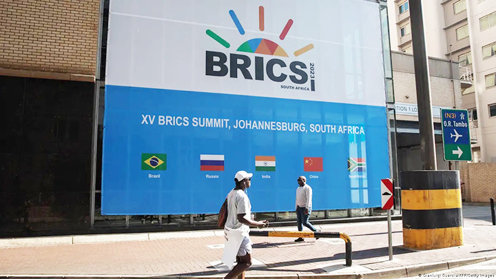 Hội nghị BRICS ở Nam Phi tháng 8/2023. Ảnh: GETTY Hội nghị BRICS ở Nam Phi tháng 8/2023. Ảnh: GETTY