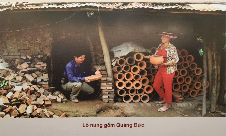 Hình ảnh về lò gốm nung Quảng Đức, xã An Thạch, huyện Tuy An, tỉnh Phú Yên.