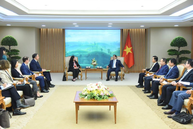 Quang cảnh buổi tiếp.