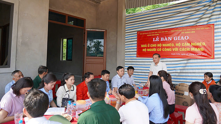 Tính đến ngày 19/5, tỉnh Hà Tĩnh đã hoàn thành nhiệm vụ xóa nhà tạm, nhà dột nát trên địa bàn.