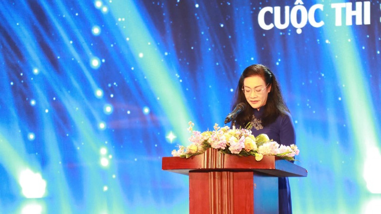 Chủ tịch Công đoàn Y tế Việt Nam Phạm Thanh Bình phát biểu khai mạc.