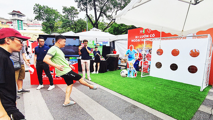 Thử thách kỹ năng đá bóng.