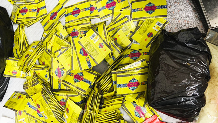 Ma túy đông trùng, tang vật trong vụ án.