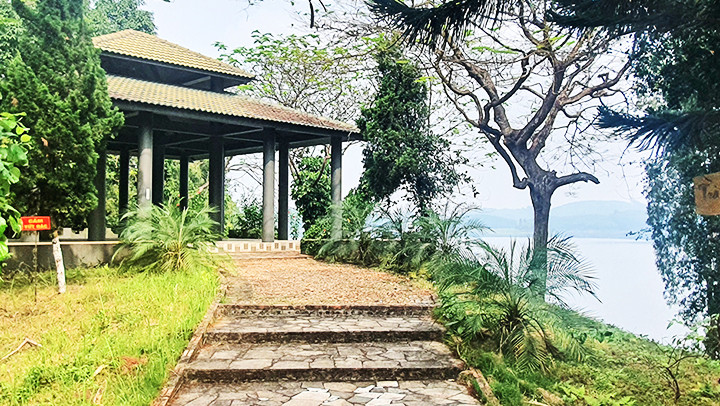 Khu trà đạo trong khuôn viên dự án.