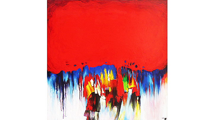 Một tác phẩm của họa sĩ Trần Thắng. Một tác phẩm của họa sĩ Trần Thắng.