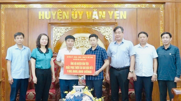 Huyện đặc biệt khó khăn Mù Cang Chải (Yên Bái) cũng dành một phần kinh phí ủng hộ vùng thiên tai. (Ảnh: THANH SƠN)