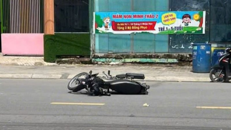 Xe máy hai đối tượng dùng đi cướp giật.