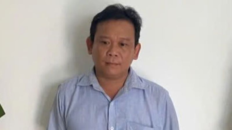 Bị can Trần Văn Hoàng Giang. Bị can Trần Văn Hoàng Giang.