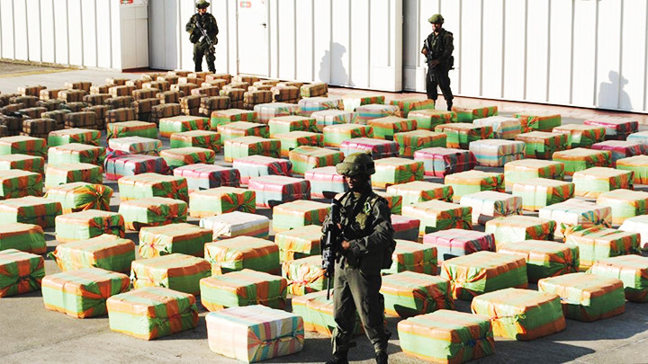 Tang vật ma túy được thu giữ tại một cảng của EU. Ảnh: GETTY IMAGES