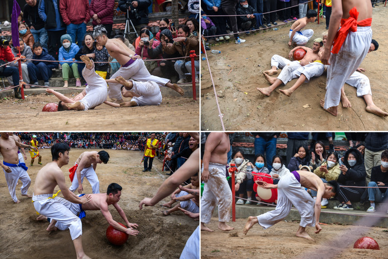 Đủ mọi cách ghi điểm, miễn sao đưa được cầu vào hố của đội mình. Đủ mọi cách ghi điểm, miễn sao đưa được cầu vào hố của đội mình.