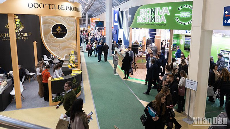 Triển lãm là cơ hội tốt để tìm kiếm đối tác. (Ảnh: Thanh Thể)