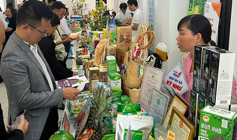 Các doanh nghiệp tìm hiểu kết nối giao thương và tìm cơ hội hợp tác, đầu tư phát triển.