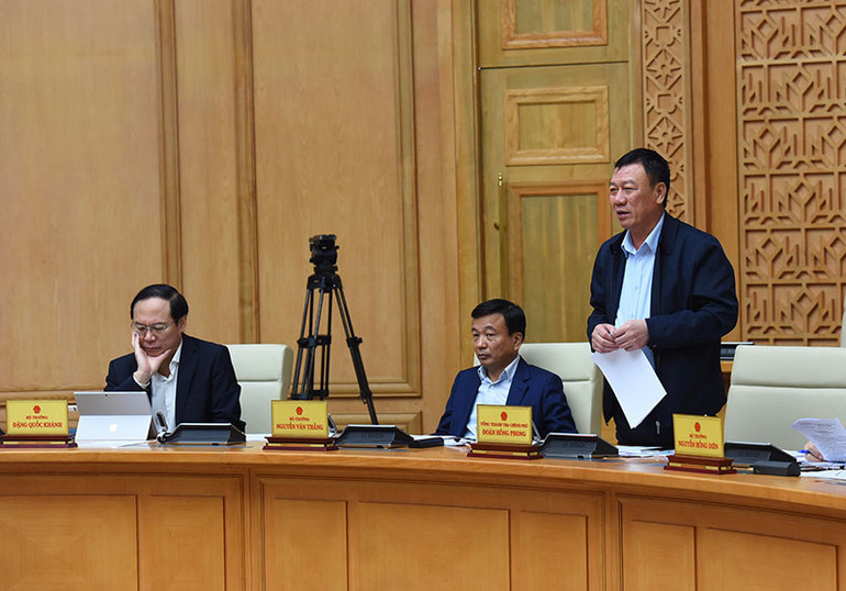 Tổng Thanh tra Chính phủ Đoàn Hồng Phong phát biểu.